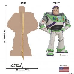Disney Toy Story 4™ Buzz Lightyear Life-Size Cardboard Stand-Up -DIY Photo Booth Sales Shop disney toy story 4 buzz lightyear life size cardboard stand up13944960 a02
