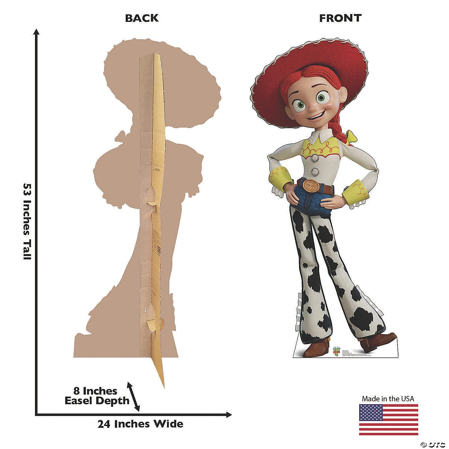 Disney Toy Story 4™ Jessie Life-Size Cardboard Stand-Up 5 Disney Toy Story 4™ Jessie Life-Size Cardboard Stand-Up - Image 3