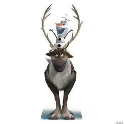 Disney's Frozen Sven & Olaf Life-Size Cardboard Stand-Up