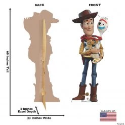 Disney's Toy Story 4™ Woody & Forky Life-Size Cardboard Stand-Up -DIY Photo Booth Sales Shop disneys toy story 4 woody and forky life size cardboard stand up13952472 a01