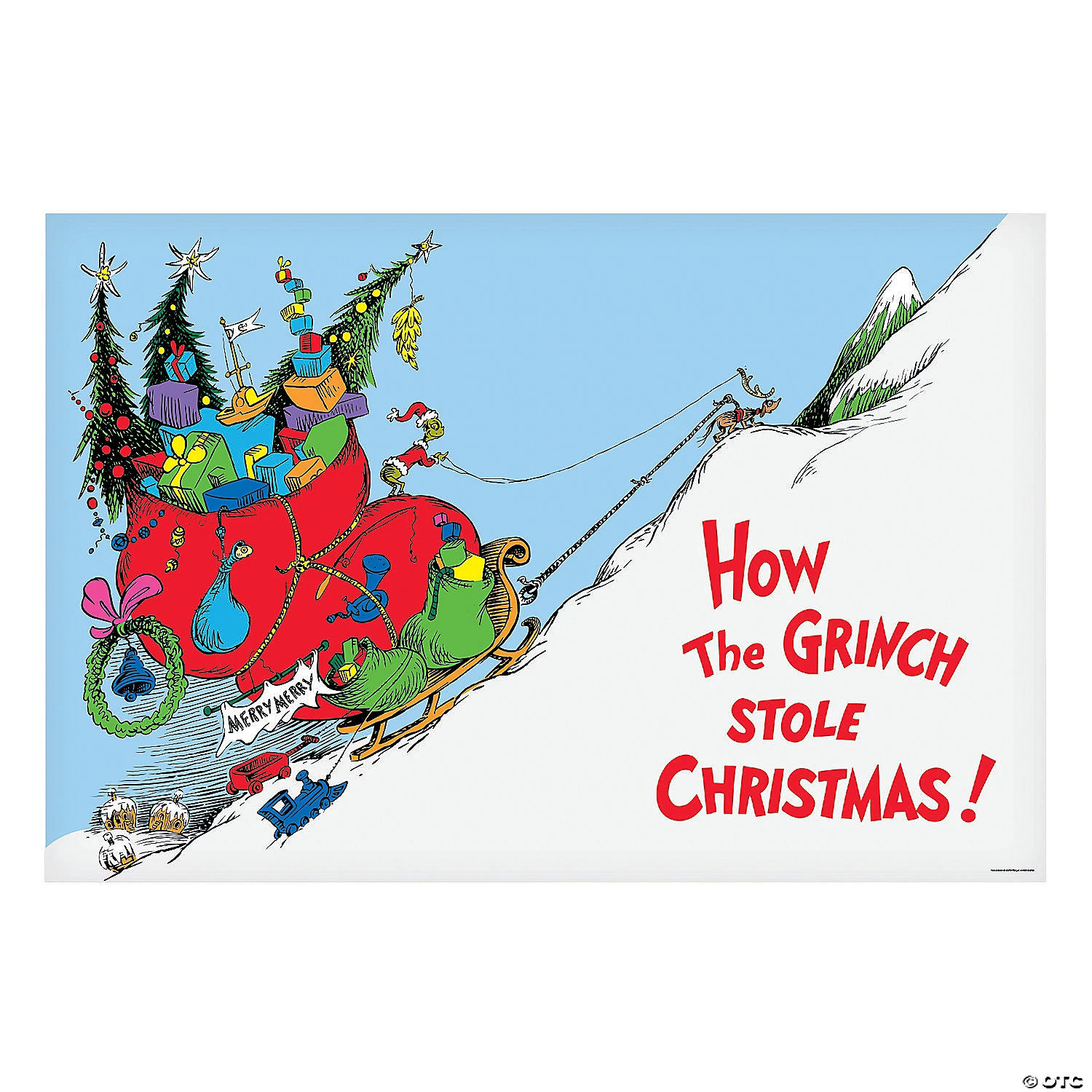 Dr. Seuss™ The Grinch Backdrop Banner - 3 Pc. 3 Dr. Seuss™ The Grinch Backdrop Banner - 3 Pc.