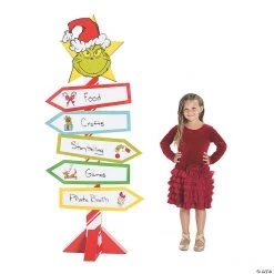 Dr. Seuss™ The Grinch Directional Sign Cardboard Stand-Up