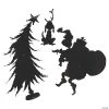 Dr. Seuss™ The Grinch Large Silhouette Wall Cutouts