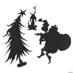 Dr. Seuss™ The Grinch Large Silhouette Wall Cutouts