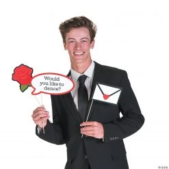 Dream Date Photo Stick Props - 12 Pc. -DIY Photo Booth Sales Shop dream date photo stick props 12 pc 13814126 a01