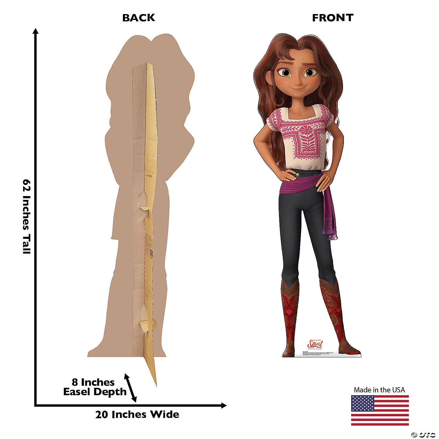 DreamWorks Spirit Untamed™ Lucky Cardboard Stand-Up 4 DreamWorks Spirit Untamed™ Lucky Cardboard Stand-Up - Image 2