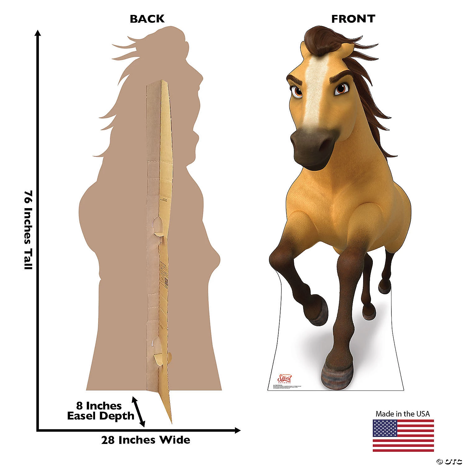 DreamWorks Spirit Untamed™ Spirit Running Cardboard Stand-Up 4 DreamWorks Spirit Untamed™ Spirit Running Cardboard Stand-Up - Image 2