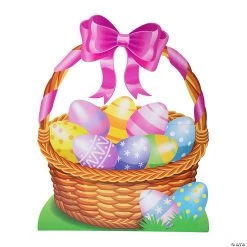 Easter Basket Lifesize Cardboard Stand-Up