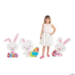 Easter Bunny Cardboard Stand-Ups - 3 Pc.