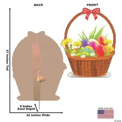 Easter Flower Basket Lifesize Cardboard Stand-Up 7 Easter Flower Basket Lifesize Cardboard Stand-Up -DIY Photo Booth Sales Shop easter flower basket lifesize cardboard stand up13960068 a02