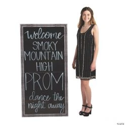 Faux Chalkboard Cardboard Stand-Up