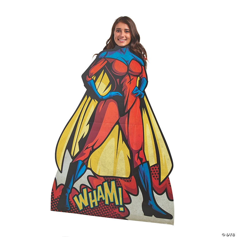 Female Superhero Lifesize Cardboard Stand-Up 3 Female Superhero Lifesize Cardboard Stand-Up