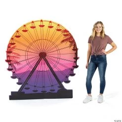 Ferris Wheel Silhouette Lifesize Cardboard Stand-Up