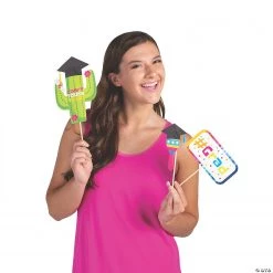 Fiesta Graduation Photo Stick Props- 12 Pc. 5 Fiesta Graduation Photo Stick Props- 12 Pc. -DIY Photo Booth Sales Shop fiesta graduation photo stick props 12 pc 13935746 a01