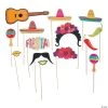 Fiesta Photo Stick Props- 12 Pc. -DIY Photo Booth Sales Shop fiesta photo stick props 12 pc 13768132