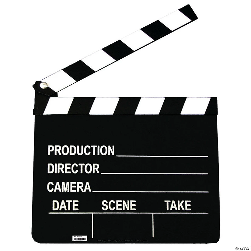 Film Clapper Cardboard Stand-Up 3 Film Clapper Cardboard Stand-Up