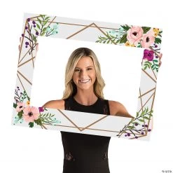 Floral Geometric Photo Booth Frame -DIY Photo Booth Sales Shop floral geometric photo booth frame13963283 a01