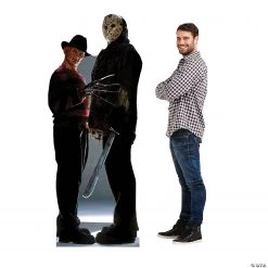 Freddy vs. Jason Life-Size Cardboard Stand-Up -DIY Photo Booth Sales Shop freddy vs jason life size cardboard stand up14101113 a01