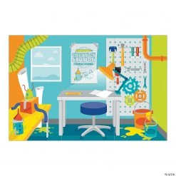 Geared Up for God VBS Workshop Backdrop Banner - 2 Pc.