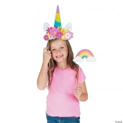 Glitter Unicorn Photo Stick Props -DIY Photo Booth Sales Shop glitter unicorn photo stick props13812564 a02