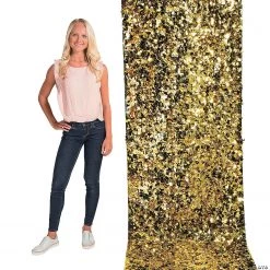Metallic Floral Sheeting Backdrop -DIY Photo Booth Sales Shop gold metallic floral sheeting backdrop13823807 a01