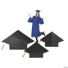 Graduation Mortarboard Hat Stand-Ups - 3 Pc.