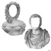 Greek God & Goddess Face Cutouts - 2 Pc.