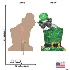 Grumpy Cat St. Patrick’s Day Stand-Up -DIY Photo Booth Sales Shop grumpy cat st patrick s day stand up13960067 a02