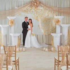 Happily Ever After Wedding Backdrop Banner - 2 Pc. -DIY Photo Booth Sales Shop happily ever after wedding backdrop banner 2 pc 13765477 a02