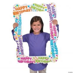 Happy Birthday Photo Booth Frames - 3 Pc. -DIY Photo Booth Sales Shop happy birthday photo booth frames 3 pc 13755434 a01