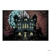 Haunted House Backdrop Halloween Decoration - 3 Pc.