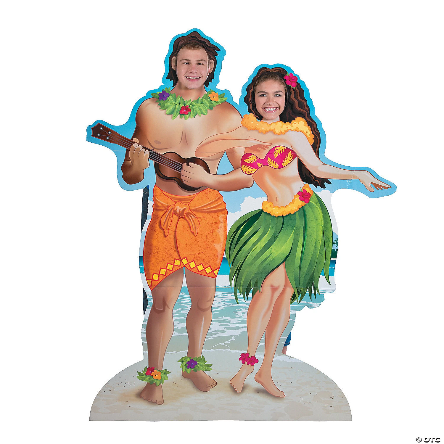 Hawaiian Couple Photo Stand-Up 3 Hawaiian Couple Photo Stand-Up