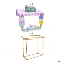 Ice Cream Tabletop Hut with Frame - 2 Pc. 5 Ice Cream Tabletop Hut with Frame - 2 Pc. -DIY Photo Booth Sales Shop ice cream tabletop hut with frame 2 pc 14211898 a02