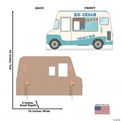Ice Cream Truck Life-Size Cardboard Stand-In Stand-Up 7 Ice Cream Truck Life-Size Cardboard Stand-In Stand-Up -DIY Photo Booth Sales Shop ice cream truck life size cardboard stand in stand up13960097 a02