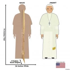 Illustrated Pope Lifesize Cardboard Stand-Up 5 Illustrated Pope Lifesize Cardboard Stand-Up -DIY Photo Booth Sales Shop illustrated pope lifesize cardboard stand up13944940 a01