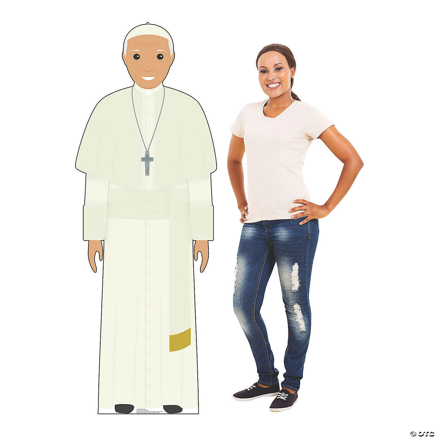 Illustrated Pope Lifesize Cardboard Stand-Up 3 Illustrated Pope Lifesize Cardboard Stand-Up