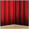 Insta-Theme Red Curtain Backdrop