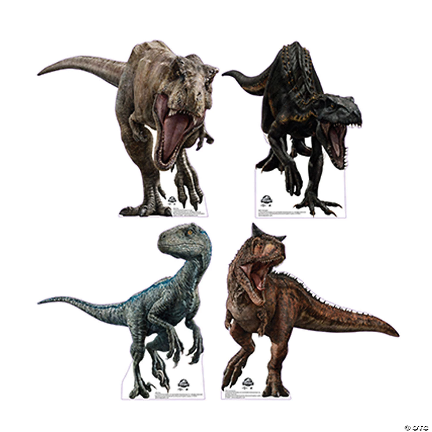 Jurassic World 3: Dominion™ T-Rex, Indoraptor, Carnotaurus & Blue Mini Stand-Ups 3 Jurassic World 3: Dominion™ T-Rex, Indoraptor, Carnotaurus & Blue Mini Stand-Ups