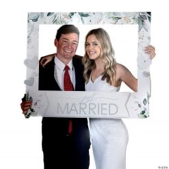 Just Married Photo Booth Frame -DIY Photo Booth Sales Shop just married photo booth frame14106237 a01