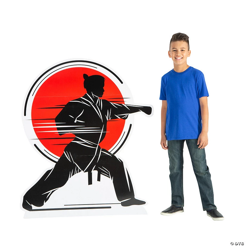 Karate Life-Size Cardboard Stand-Up 3 Karate Life-Size Cardboard Stand-Up