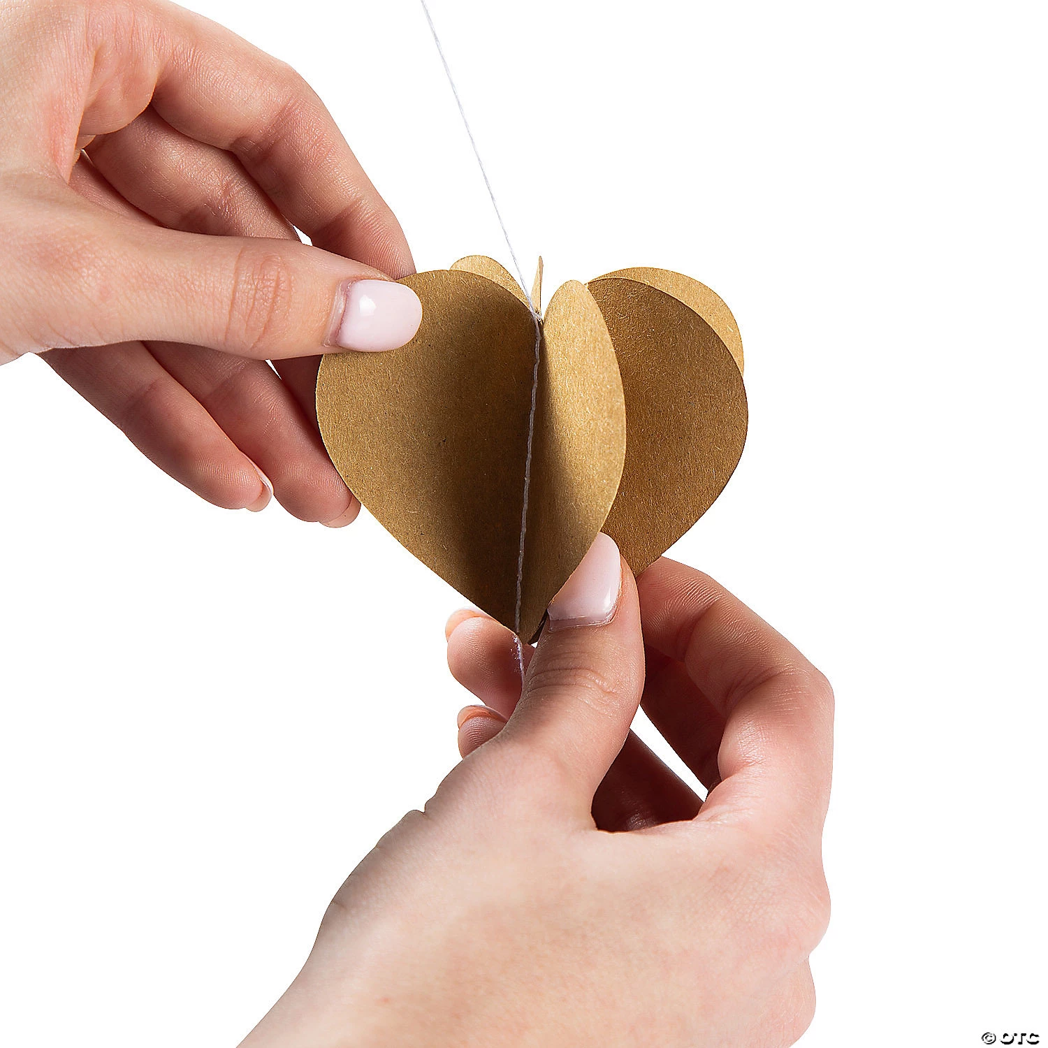 Kraft Paper Hanging Hearts Curtain Backdrop 4 Kraft Paper Hanging Hearts Curtain Backdrop - Image 2
