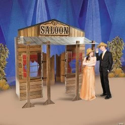 Large 3D Saloon Cardboard Stand-Up -DIY Photo Booth Sales Shop large 3d saloon cardboard stand up3 5141 a01