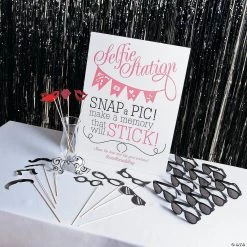 Large Metallic Fringe Backdrop Curtains -DIY Photo Booth Sales Shop large black metallic fringe backdrop curtain13629035 a02