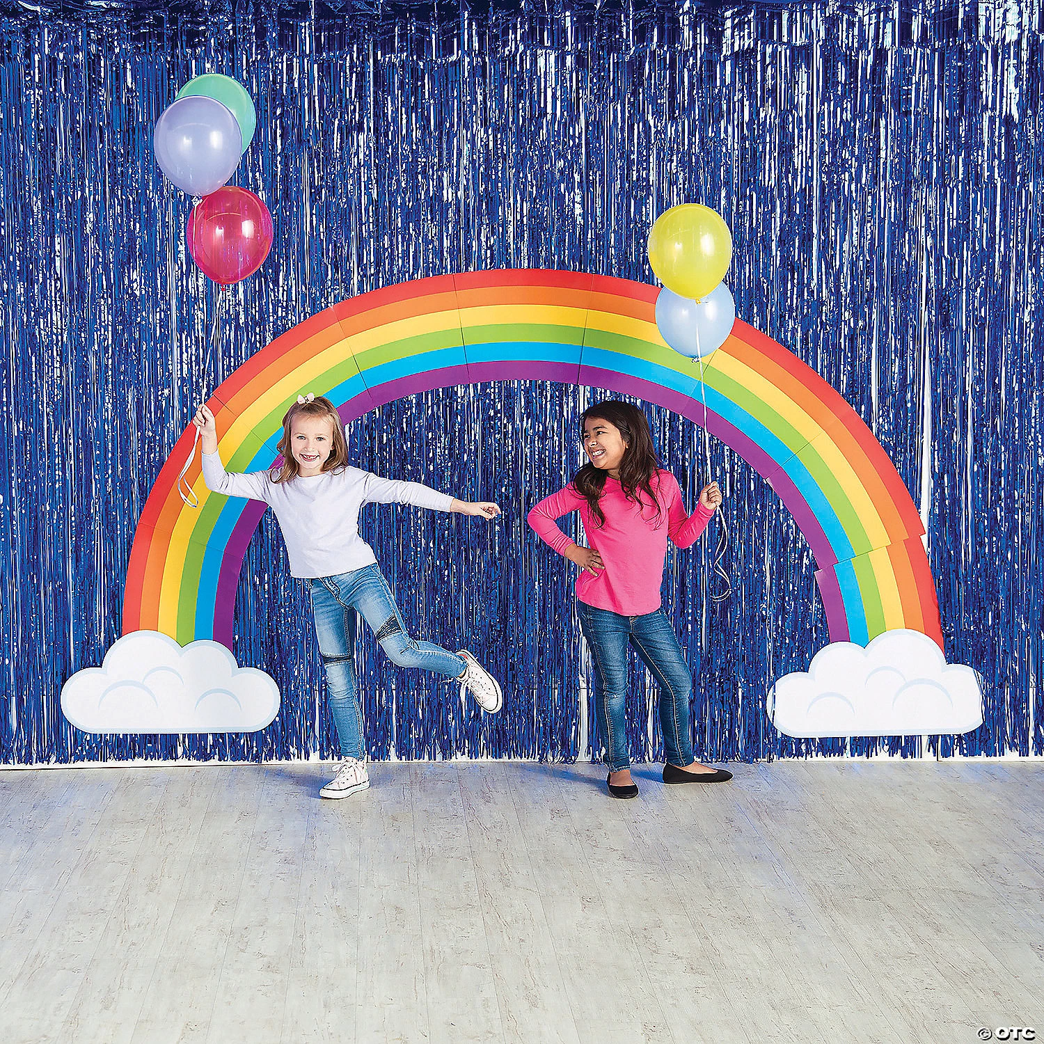 Large Metallic Fringe Backdrop Curtains 4 Large Metallic Fringe Backdrop Curtains - Image 2