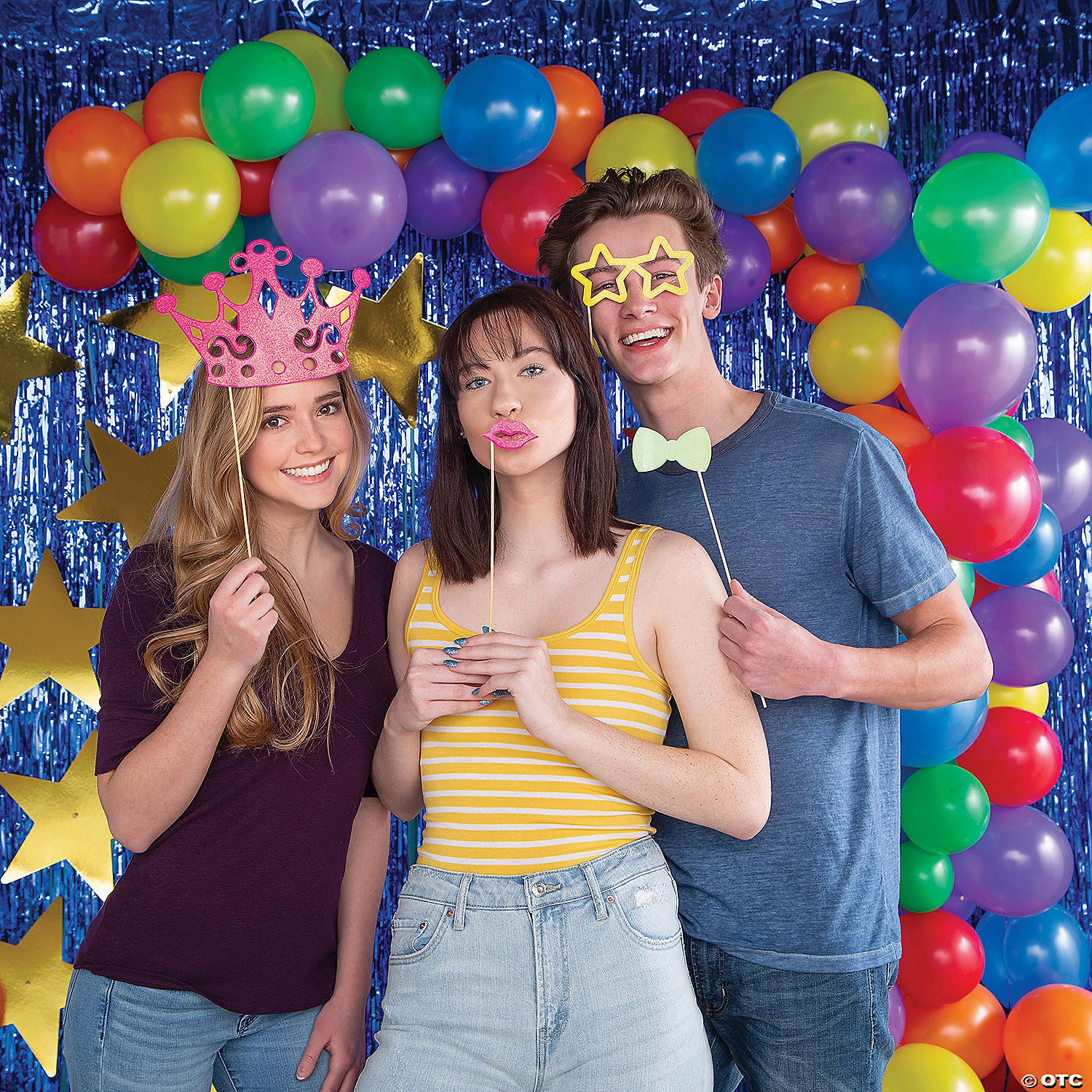 Large Metallic Fringe Backdrop Curtains 5 Large Metallic Fringe Backdrop Curtains - Image 3