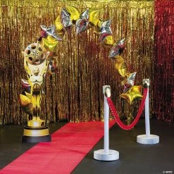 Large Metallic Fringe Backdrop Curtains -DIY Photo Booth Sales Shop large gold metallic fringe backdrop curtain3 6195 a03