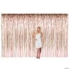 Large Metallic Fringe Backdrop Curtains
