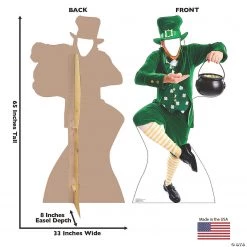 Leprechaun Lifesize Cardboard Stand-Up -DIY Photo Booth Sales Shop leprechaun lifesize cardboard stand up13960063 a01