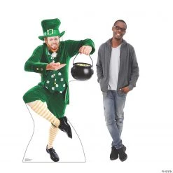 Leprechaun Lifesize Cardboard Stand-Up -DIY Photo Booth Sales Shop leprechaun lifesize cardboard stand up13960063 a02