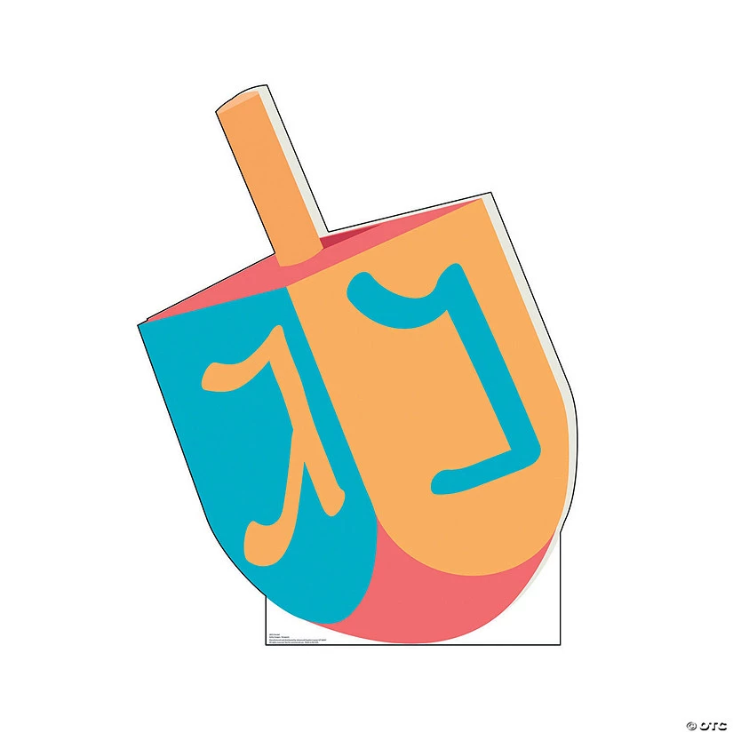 Life-Sized Dreidel Cardboard Stand-Up 3 Life-Sized Dreidel Cardboard Stand-Up